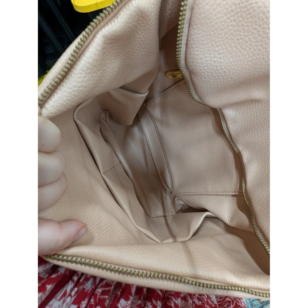 Fawn Design The Mini Backpack Warm Blush Vegan Leather‎ Convertible Bag Purse
